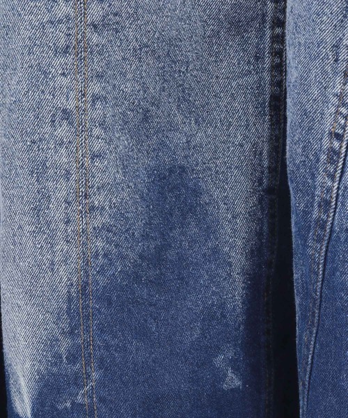 PAGEBOY(ページボーイ)の「サイドZIPデニムワンピース(ワンピース・レディース・ブラック/ブルー/ブラック系1・FREE)」の8枚目の写真