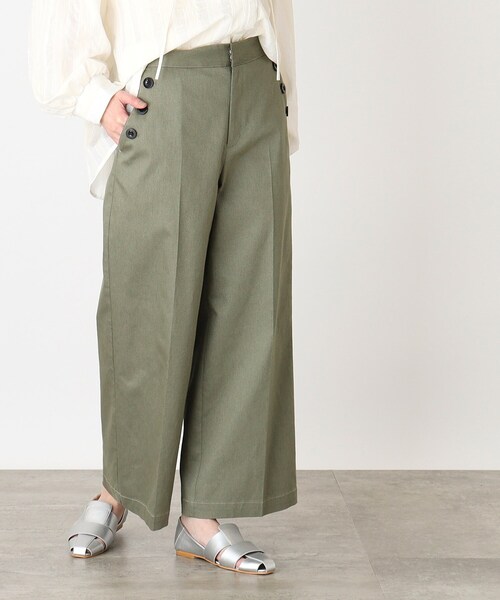 THE SHOP TK （ザ ショップ ティーケー ）の「◆デニムステッチマリンパンツ【洗濯機OK】（デニムパンツ・レディース・ネイビー/ベージュ/カーキ・11/12/13/14）」の3枚目の写真