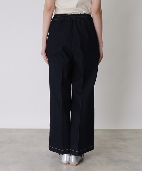 THE SHOP TK （ザ ショップ ティーケー ）の「◆デニムステッチマリンパンツ【洗濯機OK】（デニムパンツ・レディース・ネイビー/ベージュ/カーキ・11/12/13/14）」の11枚目の写真