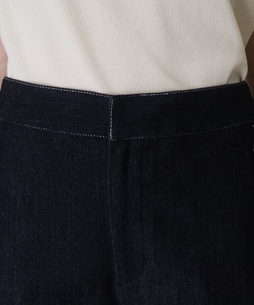 THE SHOP TK （ザ ショップ ティーケー ）の「◆デニムステッチマリンパンツ【洗濯機OK】（デニムパンツ・レディース・ネイビー/ベージュ/カーキ・11/12/13/14）」の10枚目の写真