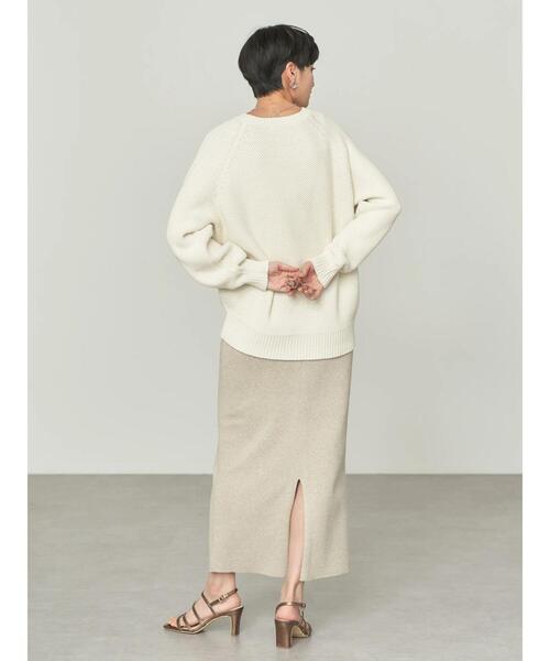 AMERICAN HOLIC（アメリカンホリック）の「総針ニットタイトスカート（スカート・レディース・ベージュ系その他2/ブラック・S/L/M）」の13枚目の写真