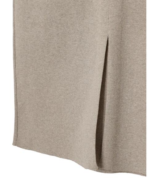 AMERICAN HOLIC（アメリカンホリック）の「総針ニットタイトスカート（スカート・レディース・ベージュ系その他2/ブラック・S/L/M）」の21枚目の写真