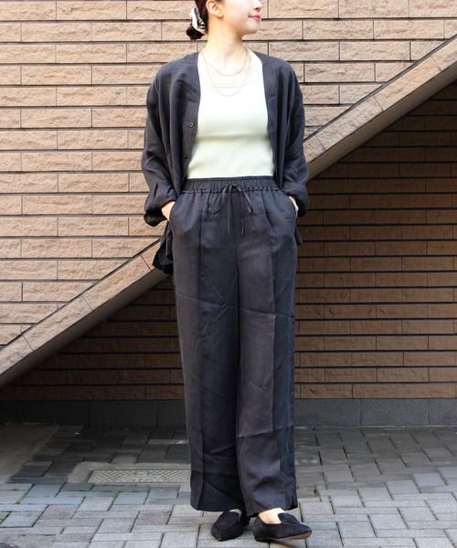 LE GLAZIK(ルグラジック)の「LE GLAZIK/ル グラジック スリーブレスニット SLEEVELESS KNIT LG-D0091 CPR(ニット/セーター・レディース・ブラック/オフホワイト/ライム・36)」の12枚目の写真