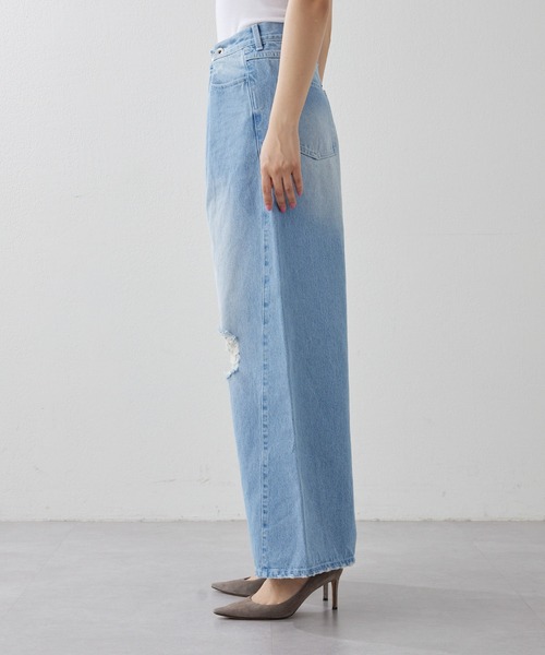 THE PAUSE（ザ ポーズ）の「【THE PAUSE】タックデニムパンツ（デニムパンツ・レディース・ブルー/ブラック・36/38）」の12枚目の写真