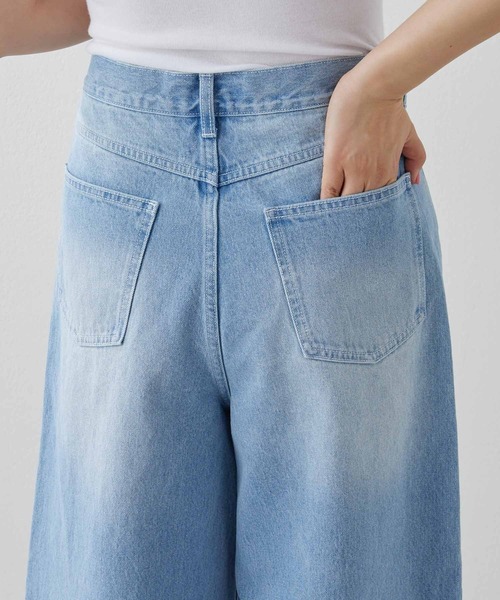 THE PAUSE（ザ ポーズ）の「【THE PAUSE】タックデニムパンツ（デニムパンツ・レディース・ブルー/ブラック・36/38）」の8枚目の写真