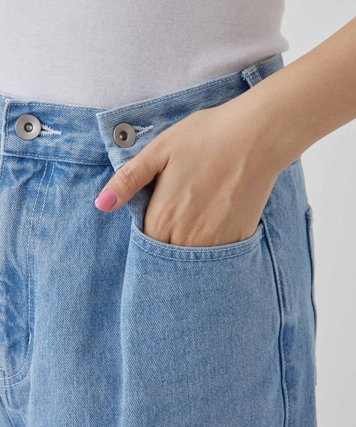 THE PAUSE（ザ ポーズ）の「【THE PAUSE】タックデニムパンツ（デニムパンツ・レディース・ブルー/ブラック・36/38）」の7枚目の写真