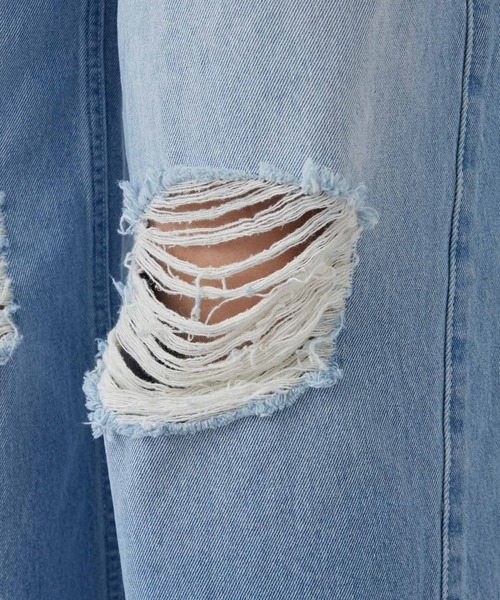 THE PAUSE（ザ ポーズ）の「【THE PAUSE】タックデニムパンツ（デニムパンツ・レディース・ブルー/ブラック・36/38）」の5枚目の写真