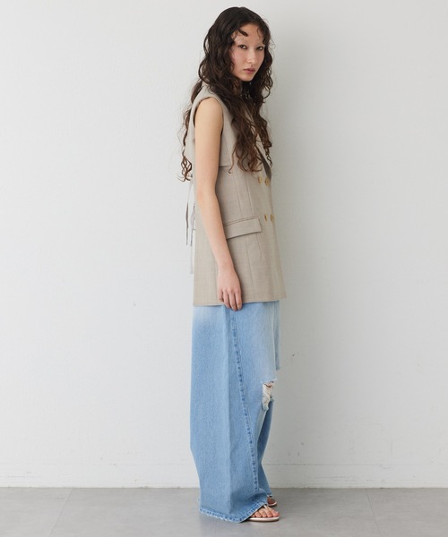 THE PAUSE（ザ ポーズ）の「【THE PAUSE】タックデニムパンツ（デニムパンツ・レディース・ブルー/ブラック・36/38）」の21枚目の写真