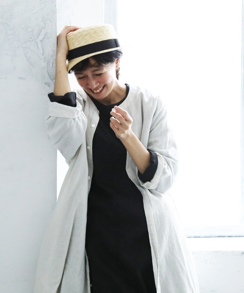 soulberry(ソウルベリー)の「おとな色したアイスグレーな羽織り(ワンピース・レディース・ライトグレー系・M/L/LL/3L/4L)」の7枚目の写真