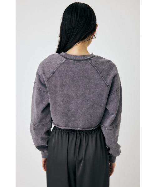 mae　スウェットプルオーバー グレー machatt マチャット ゴンモーゾ] コットン ジャージー スウェット シャツ, light grey