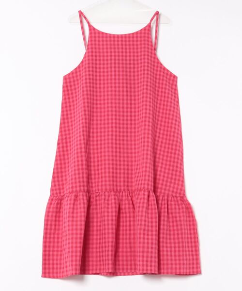 MERLOT（メルロー）の「ギンガムチェックキャミワンピース（ワンピース・レディース・グリーン/ピンク/ブラック・FREE）」の17枚目の写真