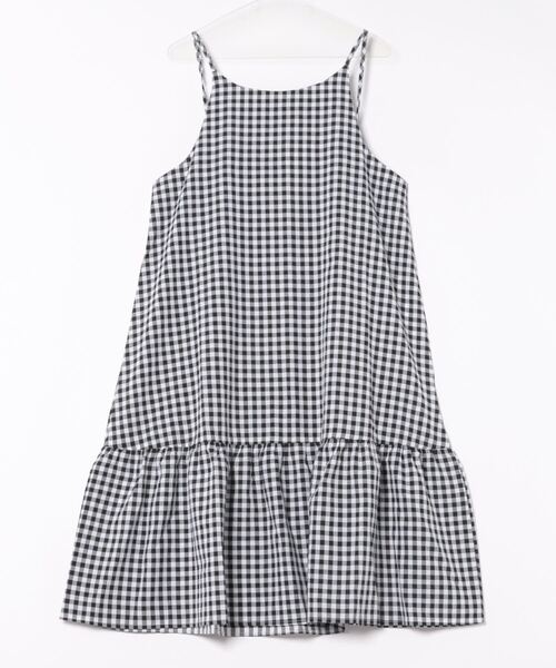 MERLOT（メルロー）の「ギンガムチェックキャミワンピース（ワンピース・レディース・グリーン/ピンク/ブラック・FREE）」の6枚目の写真