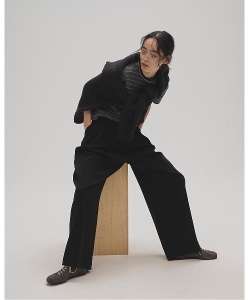 Bonding Wide Trousers（その他パンツ）｜TODAYFUL（トゥデイ