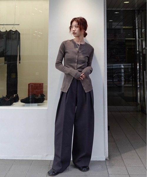 パンツ TODAYFUL bonding wide trousers 38 TODAYFUL(トゥデイフル) / Life's online store（ライフズ