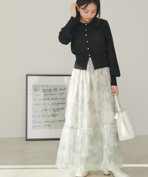 VIS（ビス）の「【UVケア】色々釦カーディガン（カーディガン/ボレロ・レディース・グリーン系その他/ブラウン/ブラック/ホワイト系その他5・FREE）」の19枚目の写真