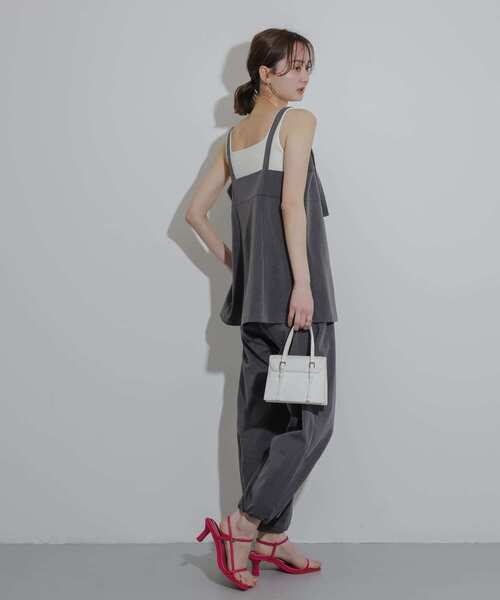 【未使用】シェアスピリットShare Sprit レザー編み込みキャミソール 楽天市場】ビスチェギャザーキャミソール／アーバンリサーチ