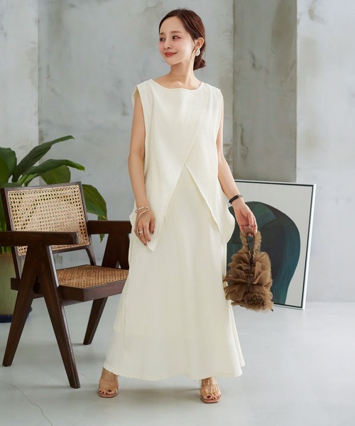 KOBE LETTUCE（コウベレタス）の「[ 田中亜希子さんコラボ ]　ワッシャーセミフレアスカート（スカート・レディース・ホワイト/ブラック/レッド系/ターコイズブルー・PM/M）」の12枚目の写真