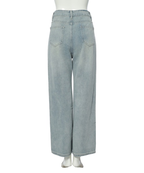 fifth(フィフス)の「パールストレートデニム(デニムパンツ・レディース・ブルー・S/M/L)」の8枚目の写真