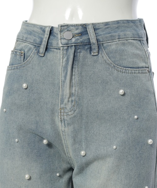 fifth(フィフス)の「パールストレートデニム(デニムパンツ・レディース・ブルー・S/M/L)」の9枚目の写真