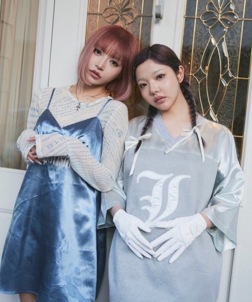 INTER FACTORY(インターファクトリー)の「【upsilon GALS】LiLi - υ uniform made in INTER FACTORY(Tシャツ/カットソー・レディース・グレー・FREE)」の8枚目の写真