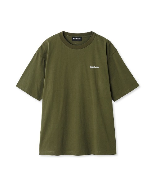 'JAPAN LIMITED' バックプリント ベーシックロゴ Ｔシャツ（オーバーサイズフィット）（Tシャツ/カットソー）｜Barbour（バブアー）