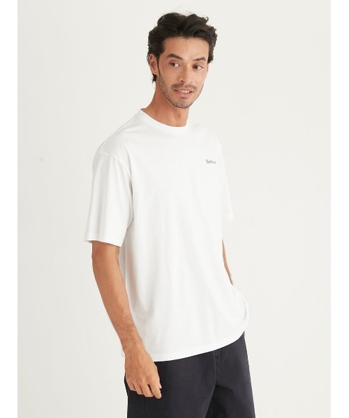 'JAPAN LIMITED' バックプリント ベーシックロゴ Ｔシャツ（オーバーサイズフィット）（Tシャツ/カットソー）｜Barbour（バブアー）