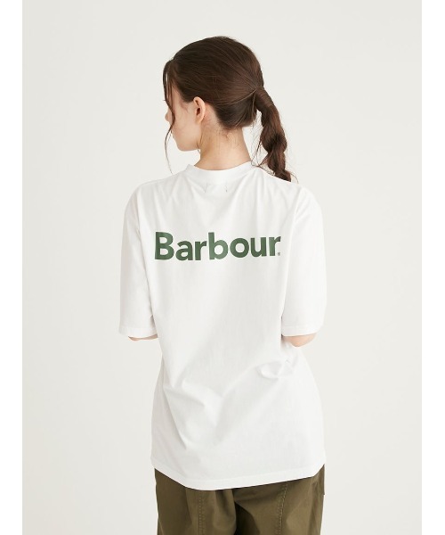'JAPAN LIMITED' バックプリント ベーシックロゴ Ｔシャツ（オーバーサイズフィット）（Tシャツ/カットソー）｜Barbour（バブアー）