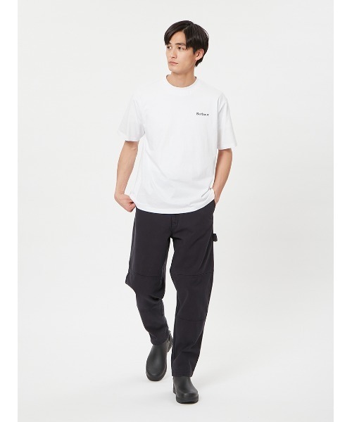 'JAPAN LIMITED' バックプリント ベーシックロゴ Ｔシャツ（オーバーサイズフィット）（Tシャツ/カットソー）｜Barbour（バブアー）
