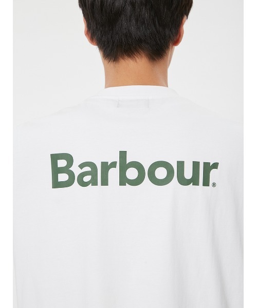 'JAPAN LIMITED' バックプリント ベーシックロゴ Ｔシャツ（オーバーサイズフィット）（Tシャツ/カットソー）｜Barbour（バブアー）