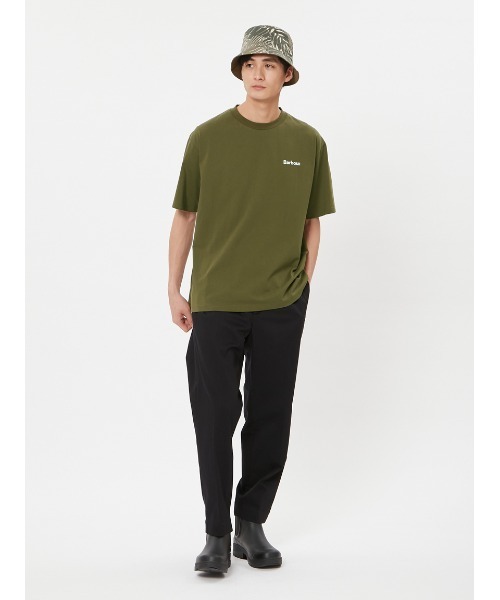 'JAPAN LIMITED' バックプリント ベーシックロゴ Ｔシャツ（オーバーサイズフィット）（Tシャツ/カットソー）｜Barbour（バブアー）