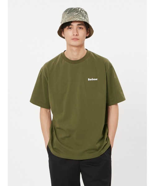 'JAPAN LIMITED' バックプリント ベーシックロゴ Ｔシャツ（オーバーサイズフィット）（Tシャツ/カットソー）｜Barbour（バブアー）
