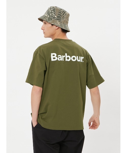 'JAPAN LIMITED' バックプリント ベーシックロゴ Ｔシャツ（オーバーサイズフィット）（Tシャツ/カットソー）｜Barbour（バブアー）