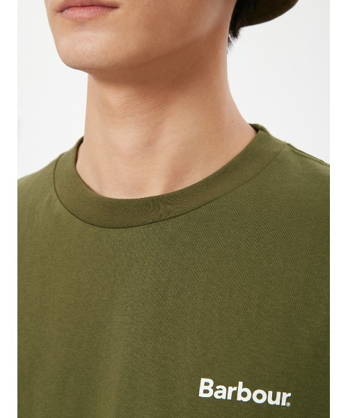'JAPAN LIMITED' バックプリント ベーシックロゴ Ｔシャツ（オーバーサイズフィット）（Tシャツ/カットソー）｜Barbour（バブアー）