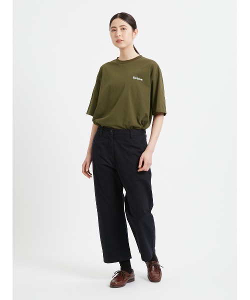 'JAPAN LIMITED' バックプリント ベーシックロゴ Ｔシャツ（オーバーサイズフィット）（Tシャツ/カットソー）｜Barbour（バブアー）