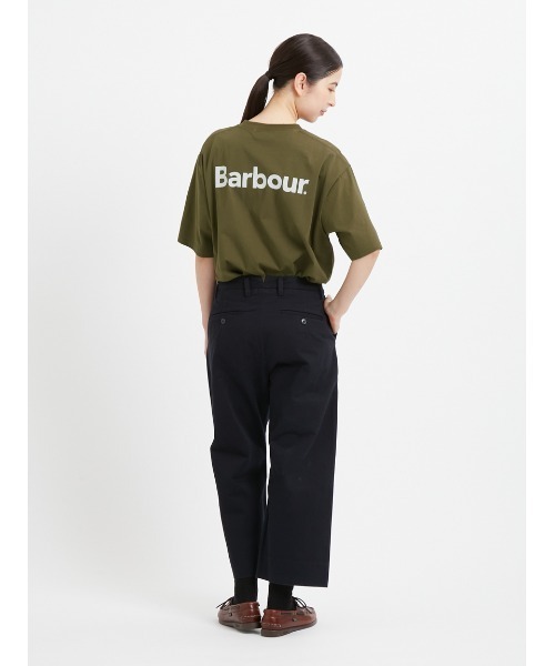 'JAPAN LIMITED' バックプリント ベーシックロゴ Ｔシャツ（オーバーサイズフィット）（Tシャツ/カットソー）｜Barbour（バブアー）
