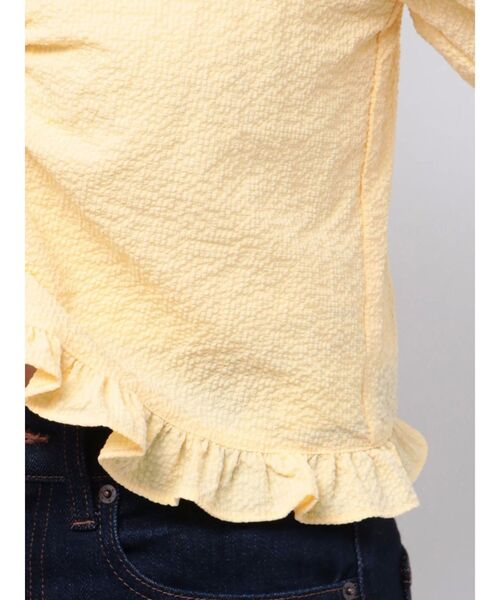 CALNAMUR（カルナムール）の「2WAYギャザーブラウス（シャツ/ブラウス・レディース・ブラック/イエロー/グリーン・FREE）」の12枚目の写真