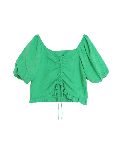 CALNAMUR（カルナムール）の「2WAYギャザーブラウス（シャツ/ブラウス・レディース・ブラック/イエロー/グリーン・FREE）」の21枚目の写真