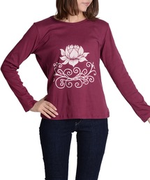 【MARAI】ロータスロングスリーブTシャツ
