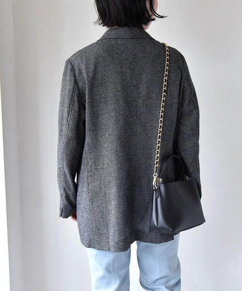 quaranciel:〈手洗い可サマー カラミ テーラード シングル ジャケット quaranciel（カランシエル）の「quaranciel:〈手洗い可能〉サマー