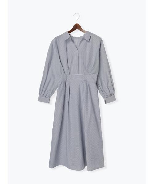 Te chichi TERRASSE（テチチテラス）の「スキッパーシャツワンピース（ワンピース・レディース・ブルー/グリーン/ネイビー・F）」の20枚目の写真