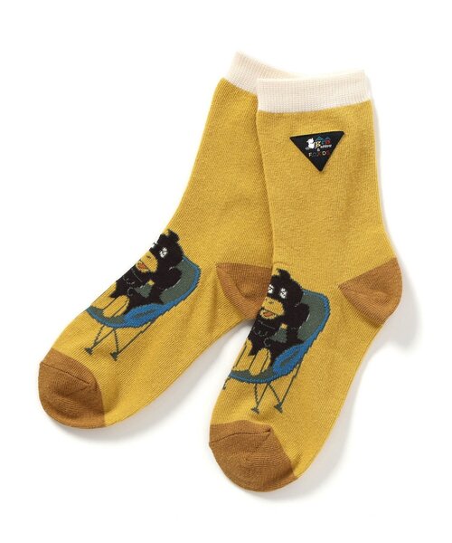 F.O.KIDS(エフオーキッズ)の「DUCKROW SOX(ソックス/靴下・キッズ・オレンジ/イエロー/カーキ・24/21/15 /18)」の2枚目の写真