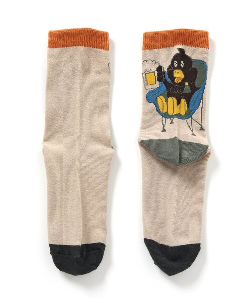F.O.KIDS(エフオーキッズ)の「DUCKROW SOX(ソックス/靴下・キッズ・オレンジ/イエロー/カーキ・24/21/15 /18)」の3枚目の写真