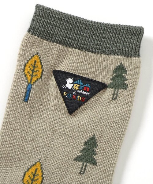 F.O.KIDS(エフオーキッズ)の「DUCKROW SOX(ソックス/靴下・キッズ・オレンジ/イエロー/カーキ・24/21/15 /18)」の4枚目の写真