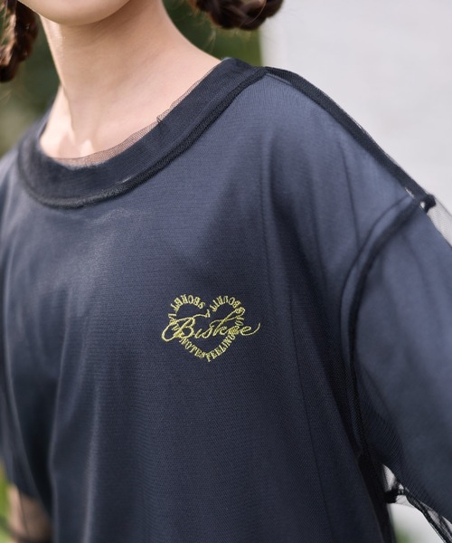 BISKEE(ビスキー)の「チュールTシャツ&ビッグTシャツセット(140㎝~160㎝)(Tシャツ/カットソー・キッズ・ブラック/サックスブルー/オフホワイト/ブラック系その他・140cm/150cm/160cm/130cm)」の17枚目の写真