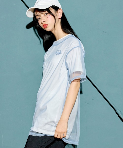 BISKEE(ビスキー)の「チュールTシャツ&ビッグTシャツセット(140㎝~160㎝)(Tシャツ/カットソー・キッズ・ブラック/サックスブルー/オフホワイト/ブラック系その他・140cm/150cm/160cm/130cm)」の14枚目の写真