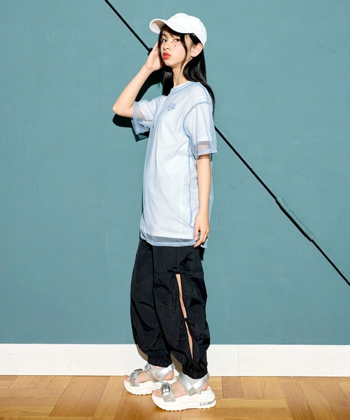 BISKEE(ビスキー)の「チュールTシャツ&ビッグTシャツセット(140㎝~160㎝)(Tシャツ/カットソー・キッズ・ブラック/サックスブルー/オフホワイト/ブラック系その他・140cm/150cm/160cm/130cm)」の11枚目の写真
