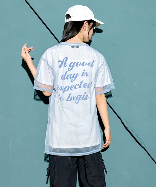 BISKEE(ビスキー)の「チュールTシャツ&ビッグTシャツセット(140㎝~160㎝)(Tシャツ/カットソー・キッズ・ブラック/サックスブルー/オフホワイト/ブラック系その他・140cm/150cm/160cm/130cm)」の12枚目の写真