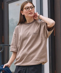 ドロスト ファンクショナルファブリック ビッグシルエット ボーダークルーネック半袖Tシャツ / 抗菌・防臭【THE CRAFT CREW PRODUCTS】