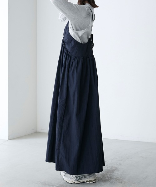 極美品 タグ付き ボリュームギャザーキャミワンピース ジャーナルスタンダードボリュームギャザーキャミソールワンピース