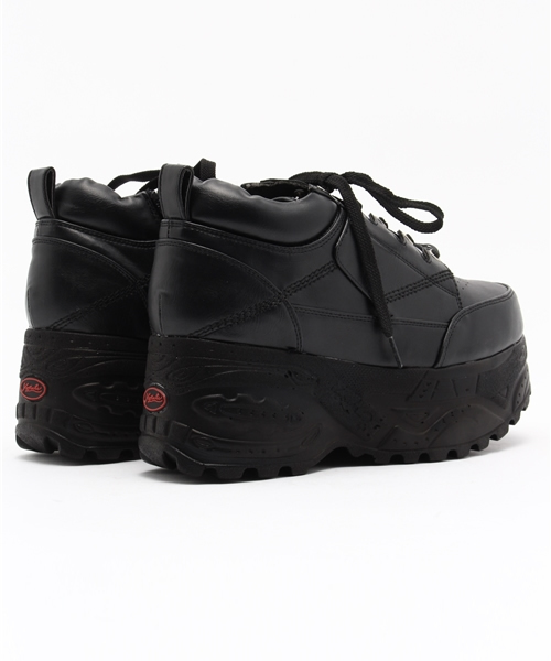 YOSUKE（ヨースケ）の「「YOSUKE/ヨースケ」厚底レースアップスニーカー（スニーカー・レディース・ブラック/ブラック×ホワイト/ホワイト/ブラック系その他/クリアブラック/シルバー/ブルー/レッド/カーキ/グリーン系その他/ライトブルー/ダークグレー・23/24/23.5/22.5/24.5）」の18枚目の写真